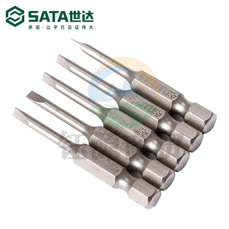 世达59315 5件套6.3mm系列50mm长一字型旋具头5mm （计价单位：套）