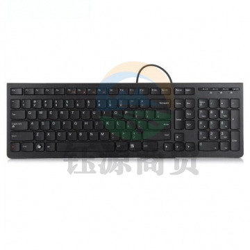 联想（lenovo）键盘 有线键盘 办公键盘 巧克力键盘 电脑键盘 笔记本键盘 K5819单键盘 黑色 PJ.838