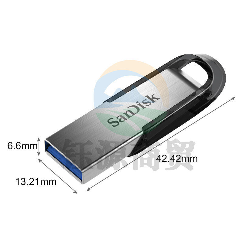 闪迪 (SanDisk) 64GB U盘CZ73 安全加密 高速读写 金属优盘 USB3.0