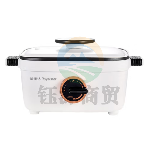 荣事达 Royalstar 多功能电炒锅西厨锅一体式麦饭石不粘煎炒炖煮煎烤锅电火锅电煮锅 HG788
