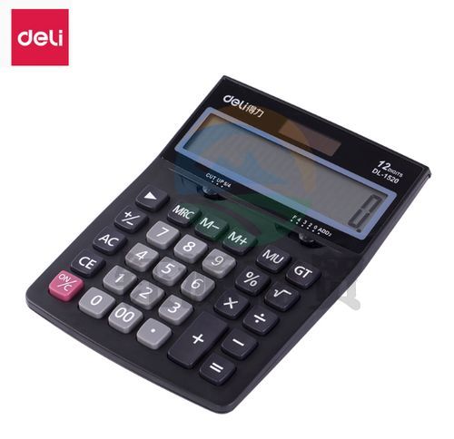 得力 1521A 桌面计算器 (单位:台) 黑色   WLSZ01142040487182