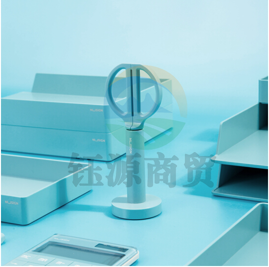 纽赛NS051站立剪刀(浅蓝) (单位:把)