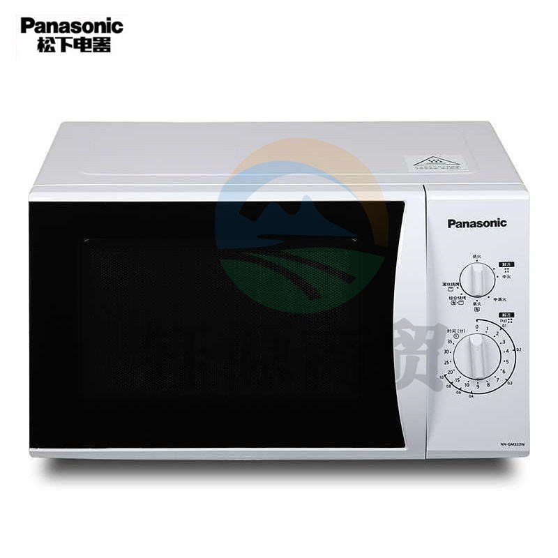 松下（Panasonic）NN-GM333W 23升 家用微波炉 360°转盘式加热 五档火力旋钮操作精准控温