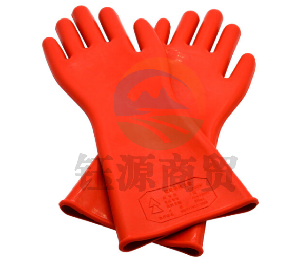 金步安 10KV绝缘手套高压防电电工工作橡胶手套 基础款