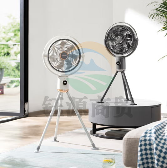 摩飞电器(Morphyrichards)电风扇 落地扇 家用空气循环摇头轻音风扇 立式伸缩电扇 MR3800 白