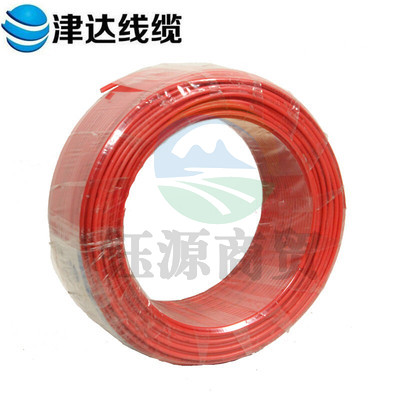 津达电缆 ZCN-BV-红色1.5平方 耐火阻燃塑铜线 100米/盘