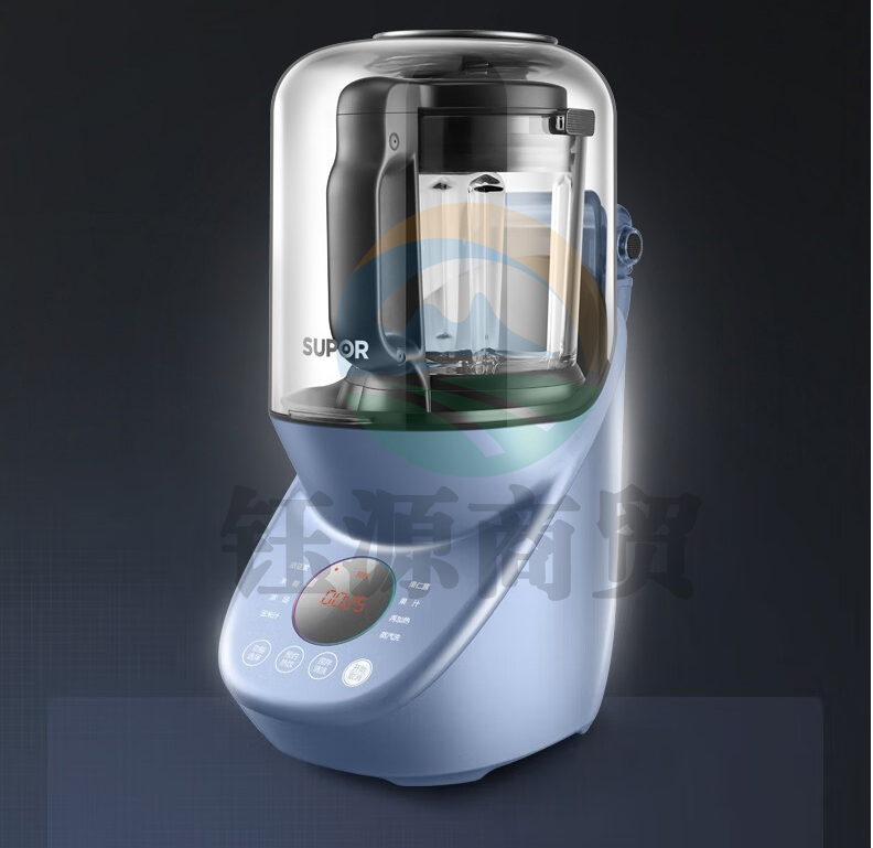 苏泊尔（SUPOR）SP608S 破壁机低音破壁家用智能预约加热豆浆机可拆洗榨汁机1.4L蓝色