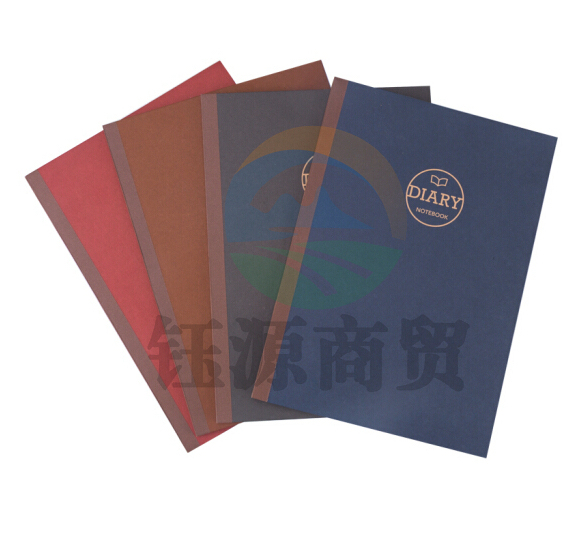 广博(GuangBo)A5牛皮纸笔记本商务办公记事本 60张4本装