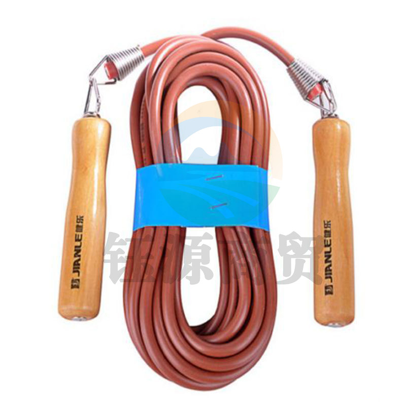 健乐（JIANLE）跳绳 学生集体运动长跳绳 多人跳绳木柄跳绳 9901 10米