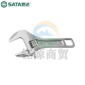 世达（SATA）47234 大开口短柄活动扳手10