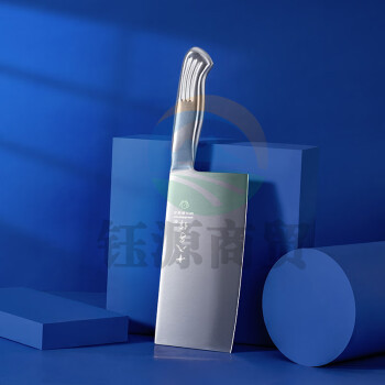 十八子作刀具 不锈钢菜刀 斩骨切菜银盈斩切刀S2504-A 刃长约17.7cm
