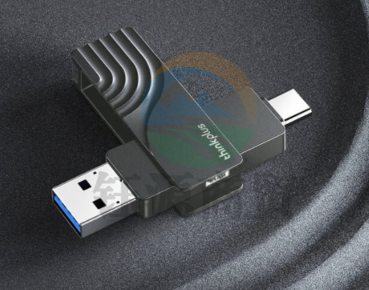 联想（thinkplus）2TB Type-C移动固态硬盘PSSD 传输速度2000MB/s 大容量迷你外置接手机笔记本存储备份US201