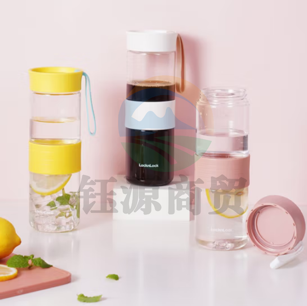 乐扣乐扣（locklock） ABF784 tritan水杯茶水分离杯办公室水杯便携塑料杯500ML 颜色备注