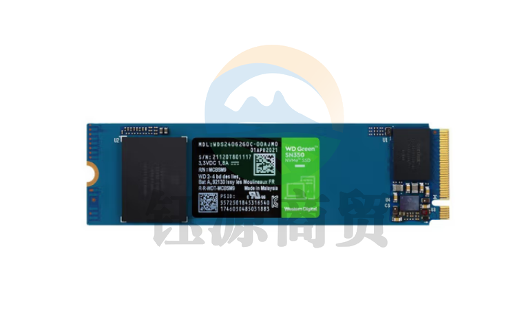西部数据（Western Digital） Green SN350 SSD固态硬盘 M.2接口（NVMe协议） 四通道PCIe SSD固态硬盘 500GB WDS500G2G0C