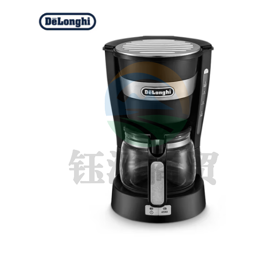 德龙（Delonghi）咖啡机 美式滴漏式咖啡壶 家用迷你半自动咖啡机 ICM14011（黑色）