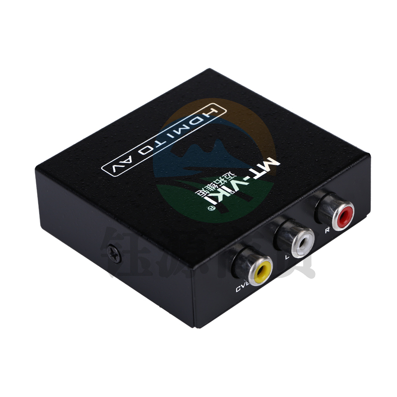 迈拓维矩MT-H-AV02 HDMI转AV转换器 音视频同步 高清机顶盒接