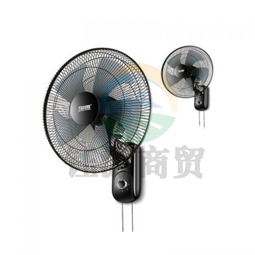 红双喜壁扇挂壁式电风扇家用餐厅轻音壁挂台式墙壁摇头挂式大风扇节能强劲风力LJ 15英寸黑色机械款