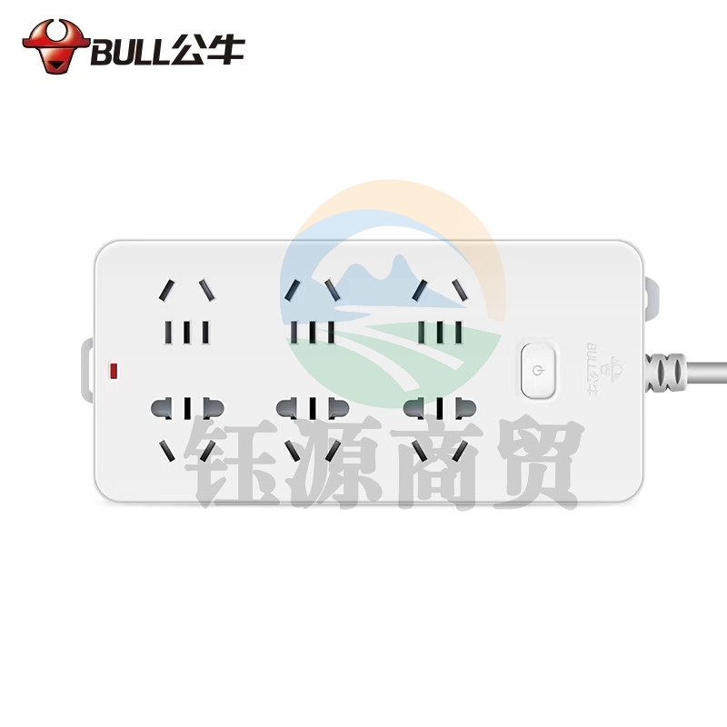 公牛 插座接线板 GN-109K 3米 六孔