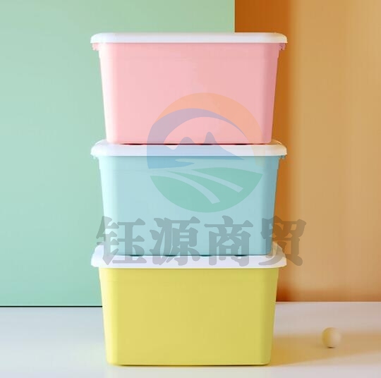 禧天龙 收纳箱大号 整理箱打包箱 抗压加厚储物箱 52升3个装 X-6131