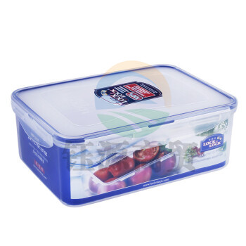 乐扣LOCK&LOCK HPL826 塑料保鲜盒大容量透冰箱收纳盒子便当盒 2.6L
