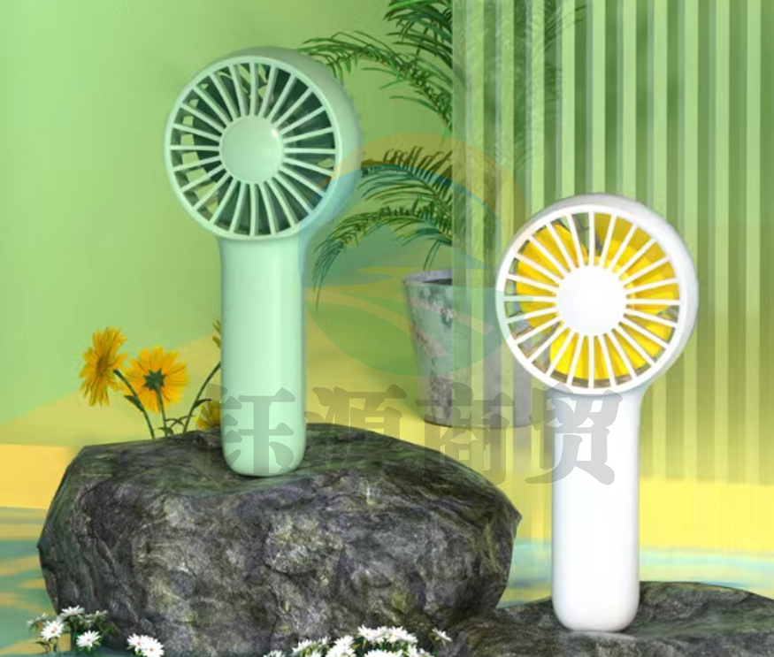 得力85812-迷你手持风扇(绿色)(1台/盒)