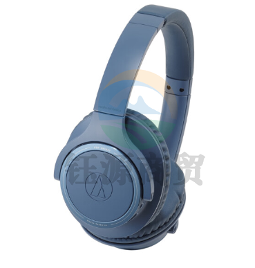 铁三角（Audio-technica）ATH-SR30BT 高解析长续航头戴蓝牙耳机 蓝色