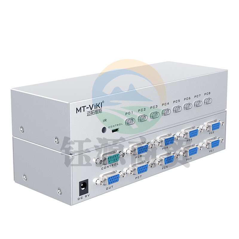 迈拓维矩MT-15-8DH 八口vga切换器8进1出显示器屏幕视频切屏器八进一出