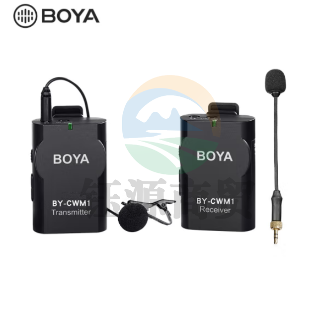 博雅BY-CWM1 无线领夹麦克风小蜜蜂收音器 手机采访视频拍摄收录音无线话筒