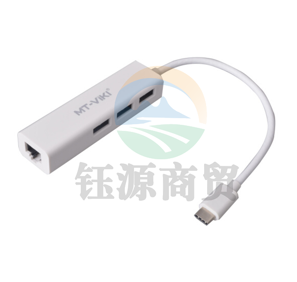 迈拓维矩（MT-viki） USB3.1 Type-C转HUB集线器网卡支持扩展USB口 TYPE-C转USB3.0 MT-UC30