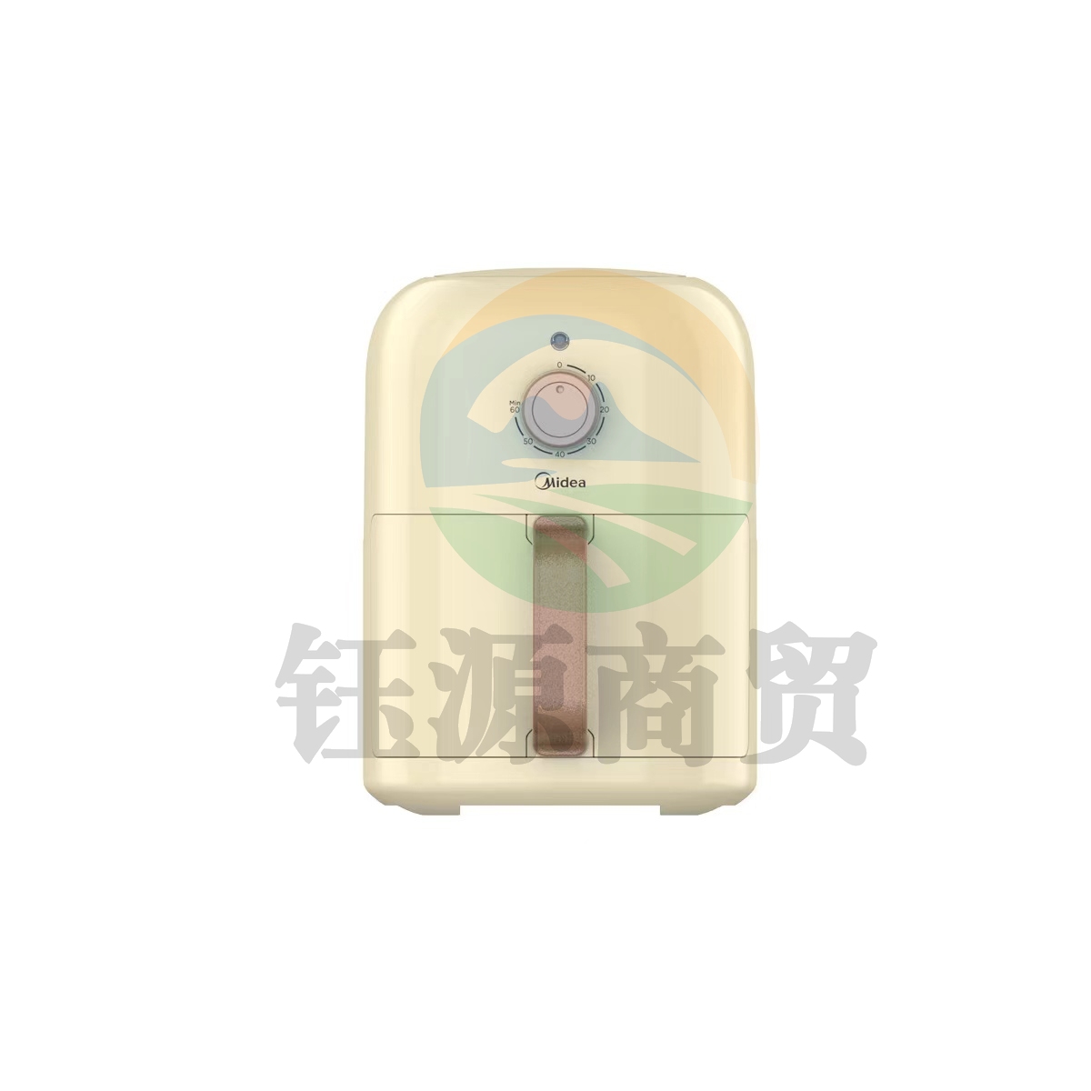 美的（Midea） MF-AKZ3001  家用3L大容量  无油空气炸锅  全自动多功能电炸机  浅黄色