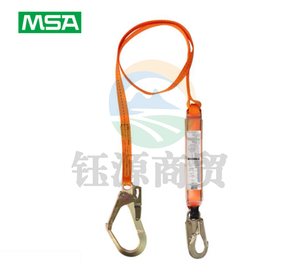 梅思安/MSA 10128058轻巧星吸震绳单腿 55mm开口挂钩 （2米/1条）