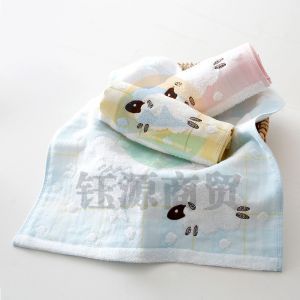 金号纯棉方巾 G6757WH 36*34cm 46g 红色 