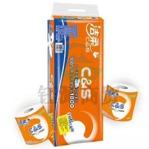 洁柔 卷纸 活力阳光橙 3层180g卷纸*10卷（上下洁净 中间柔韧）