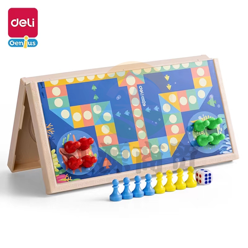 得力YW102-F_小号磁性棋-飞行棋(混)(盒)