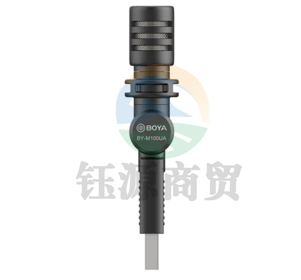BOYA博雅 麦克风 BY-M100UA电脑USB接口全向型迷你麦克风 直播K歌有声读物录制网课教学配音收录音小话筒