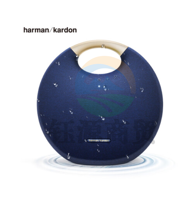 哈曼卡顿 (Harman Kardon) ONYX STUDIO6 音乐星环 桌面立体声音箱 电脑音响 便携蓝牙音箱 蓝色