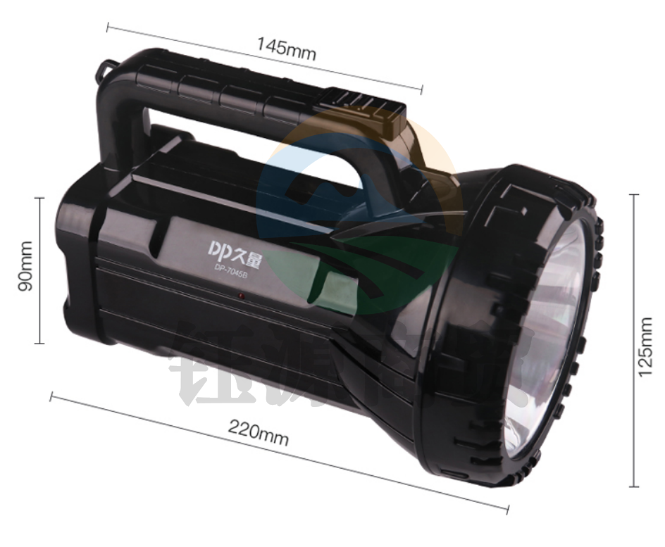 久量（DP）LED强光手电筒 远射手电探照灯充电式 家用防雨水手提灯应急灯大功率巡逻探照灯LED-7045/7045B