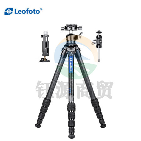 徕图（Leofoto）LS-225C+LH-25R+AM-1+PC-90II单反微单相机摄影便携无中轴碳纤维三脚架云台套装