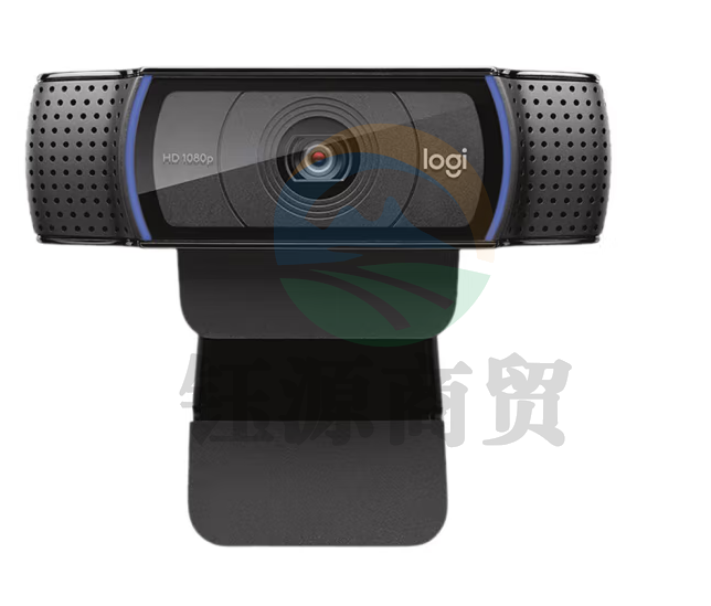 罗技(Logitech) C920 PRO 高清美颜摄像头 网红直播摄像头 视频会议 电脑摄像头网课 自动对焦摄像头黑色