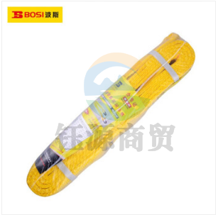波斯（ Bosi）3吨扁平吊装带吊绳酸洗尼龙白色起重吊装带扁平吊带吊车带 3T*5M*75MM BS528305