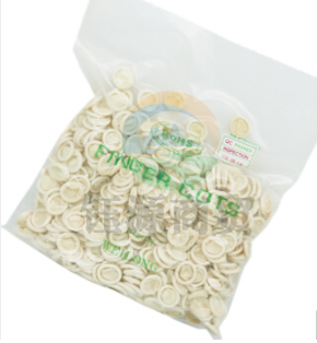 防静电手指套无尘净化防滑防护手指套橡胶手指套