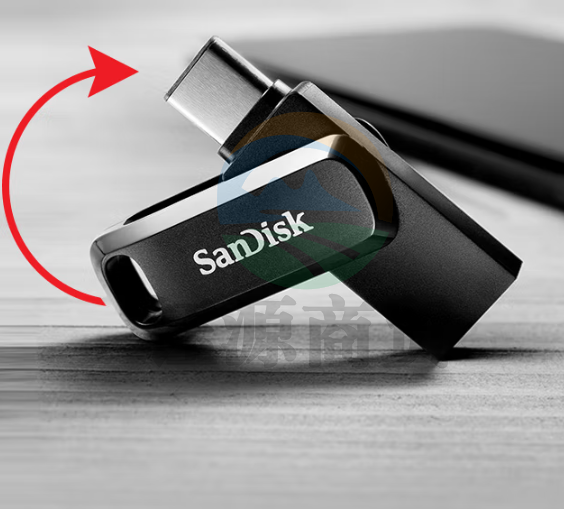闪迪(SanDisk) 512GB Type-C USB3.1手机U盘DDC3 黑色 至尊高速酷柔 传输速度150MB/s 双接口 APP管理软件  SDDDC3-512G-Z46
