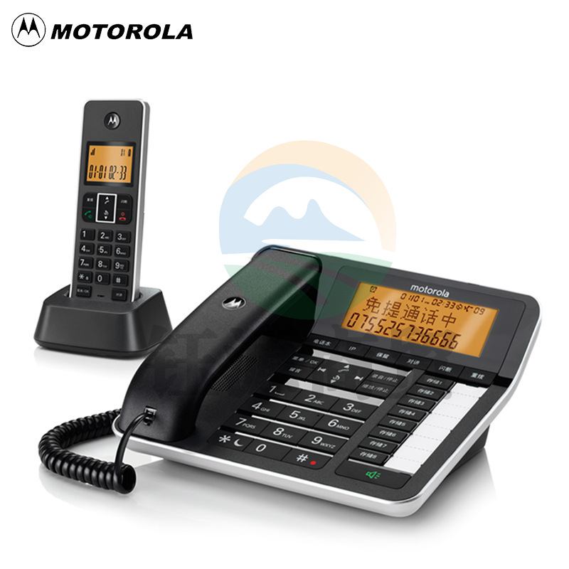 摩托罗拉 C7501RC 录音子母电话机 标配8GSD存储卡 录音时长可达540小时