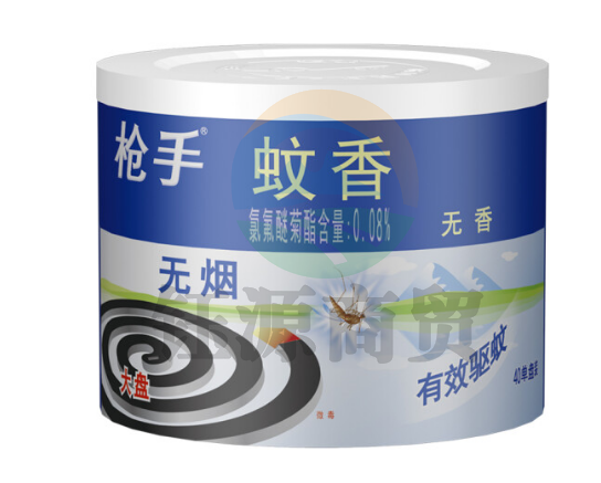 枪手 无烟蚊香 无香 40单盘 家庭装 盘香 驱蚊