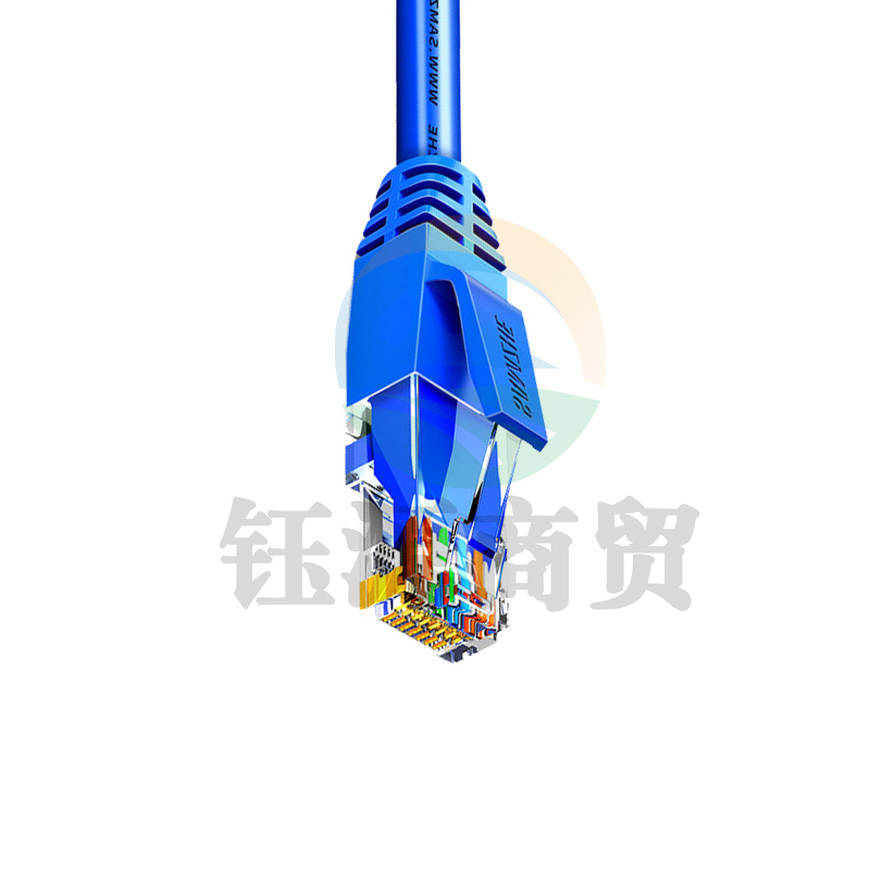 山泽（SAMZHE)TMA-6500CAT6类六类千兆八芯双绞成品网线蓝色50米