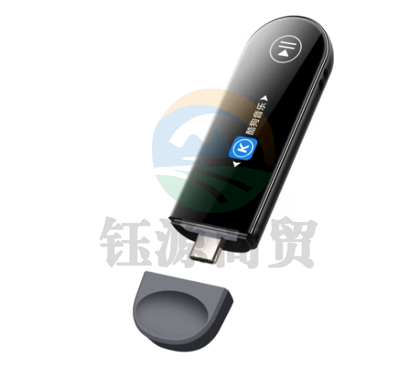 酷狗KUGOU PA05 32G MP3便携音乐播放器 带挂绳 U盘式 USB-C口 学生随身听英语运动跑步 黑色