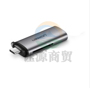 绿联 UGREEN 多功能二合一读卡器 50704 OTG 支持SD/TF内存卡 Type-C