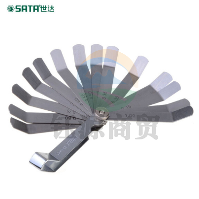 世达（SATA）09402 16件套塞尺0.05-1.00MM