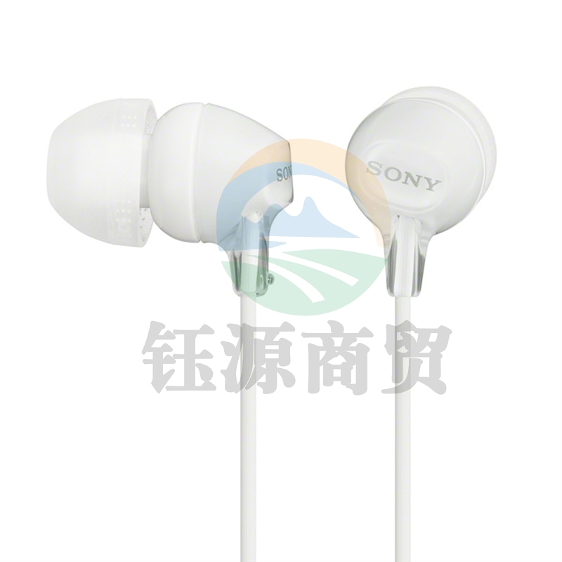 索尼（SONY） MDR-EX15LP 小巧入耳式耳机,佩戴舒适 半透明果冻色渐变机身 白色