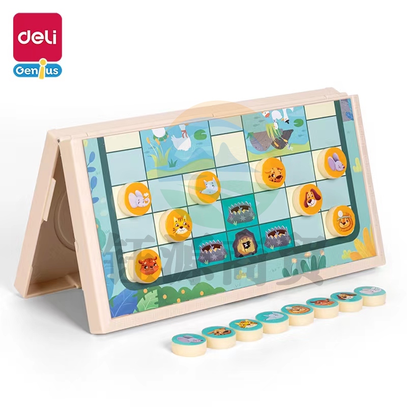 得力YW102-D_小号磁性棋-斗兽棋(混)(盒)